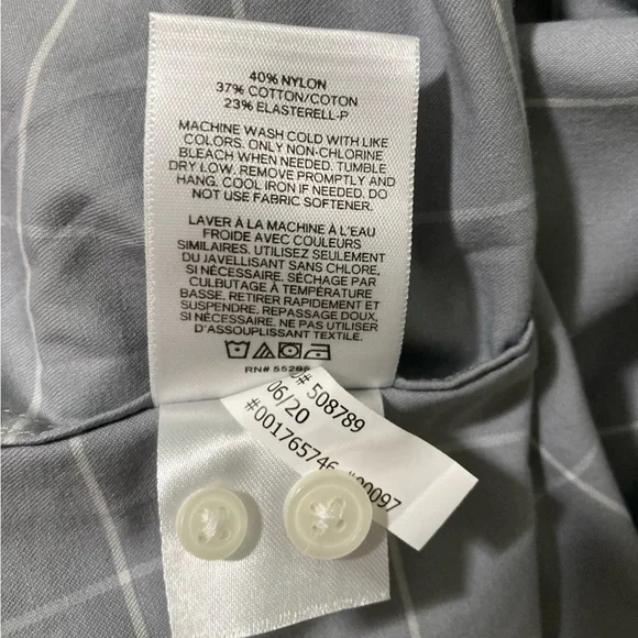 Simple pattern men’s button up shirt - Picture 5 of 5